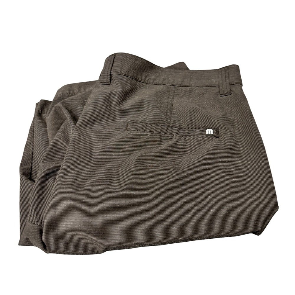 Travis Mathew Shorts Mens 36 (37x9.5 ACTUAL) Beck Black Golf Activewear Coastal